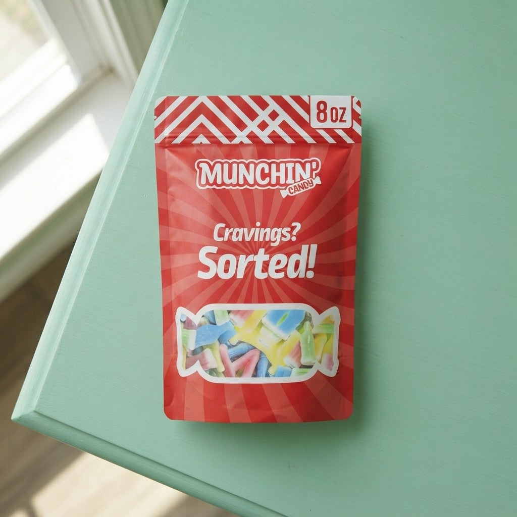 Retro Wax Bottle Candy Bag