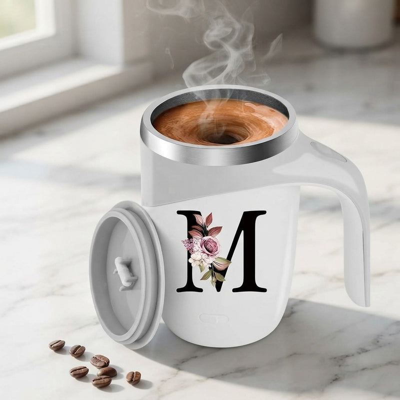 Personalized Magnetic Stirring Coffee Mug