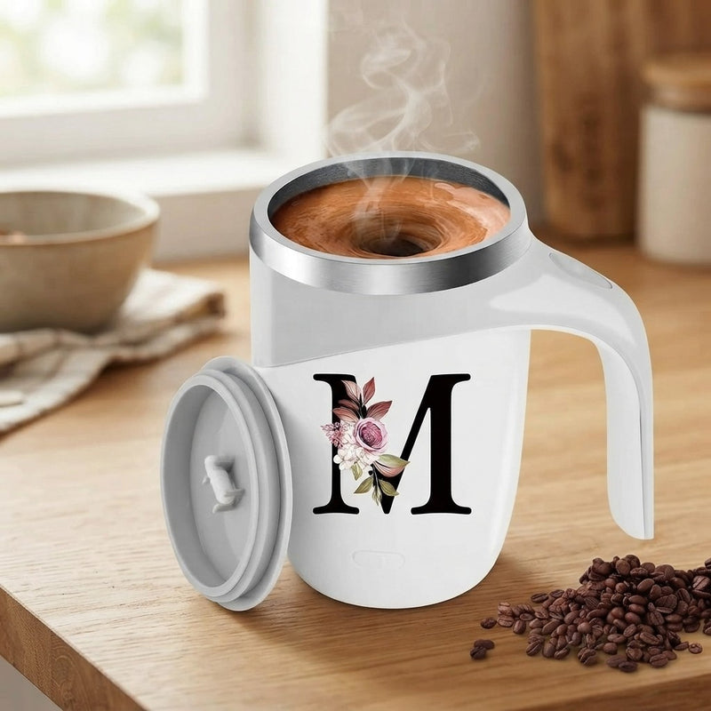 Personalized Magnetic Stirring Coffee Mug