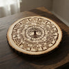 Handmade Wooden Pagan Calendar