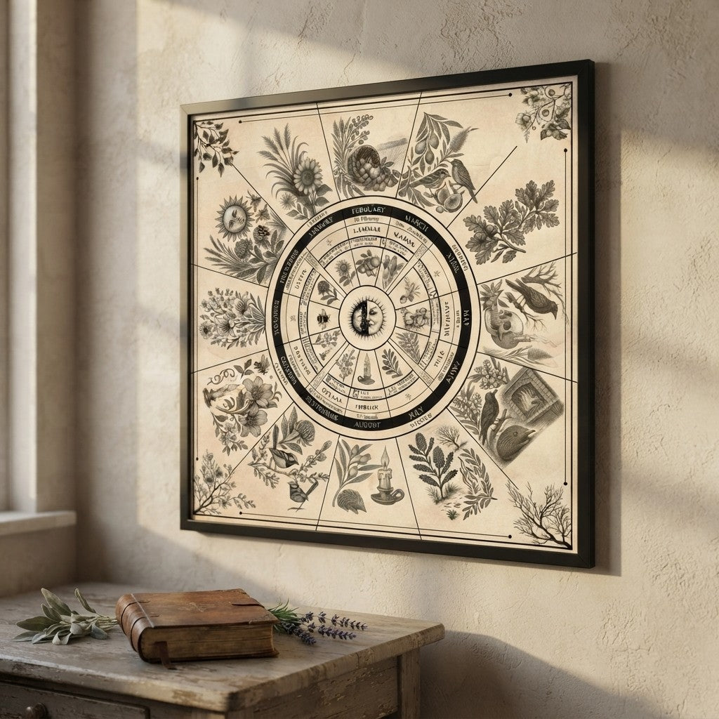Southern Hemisphere Wheel of The Year Planner Insert