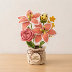 Handmade Crochet Flower Bouquet