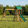 Cedar Wood Backyard Swing Set
