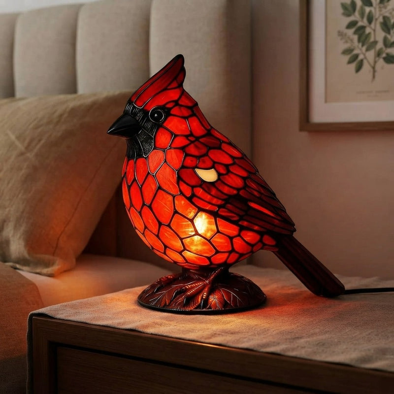 Cardinal Resin Table Lamp
