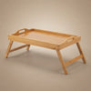 Natural Bamboo Folding Bed Tray