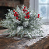 Artificial Christmas Pine Branches and Berry Stems