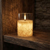 Glass Flameless Pillar Candles