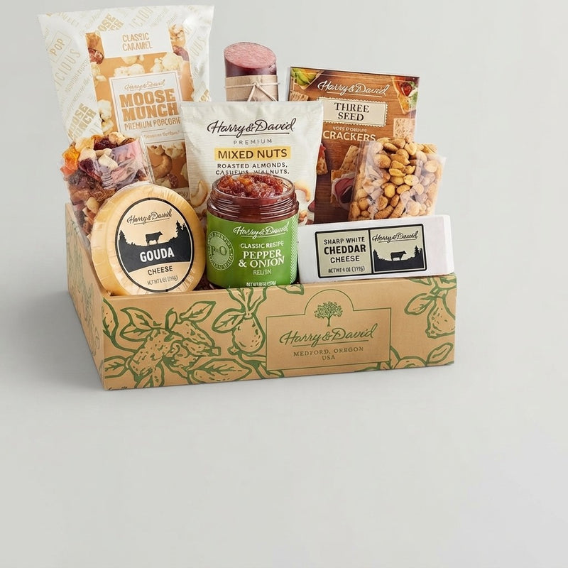 Harry and David Snack Box Gift Basket