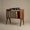 Solid Hardwood Record Cube
