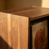 Solid Hardwood Record Cube