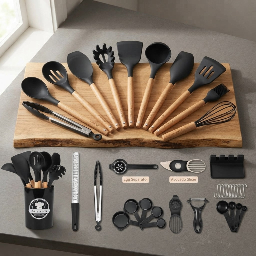 Silicone Kitchen Utensil Set