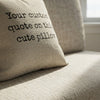 Custom Quote Pillow