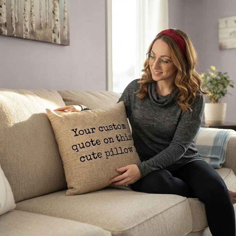 Custom Quote Pillow