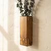 Rustic Wood Wall Pocket with Preserved Eucalyptus