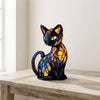 Vintage Resin Cat Desk Lamp