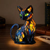 Vintage Resin Cat Desk Lamp