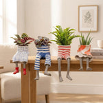 Quirky Resin Leggy Plant Pot Set