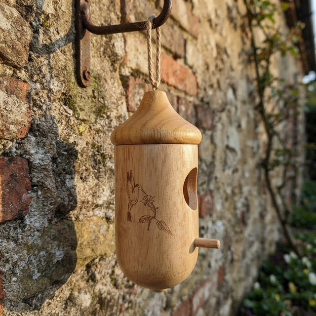 Solid Wood Hummingbird House