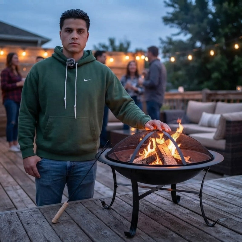 Gas One Outdoor Wood Burning Fire Pit