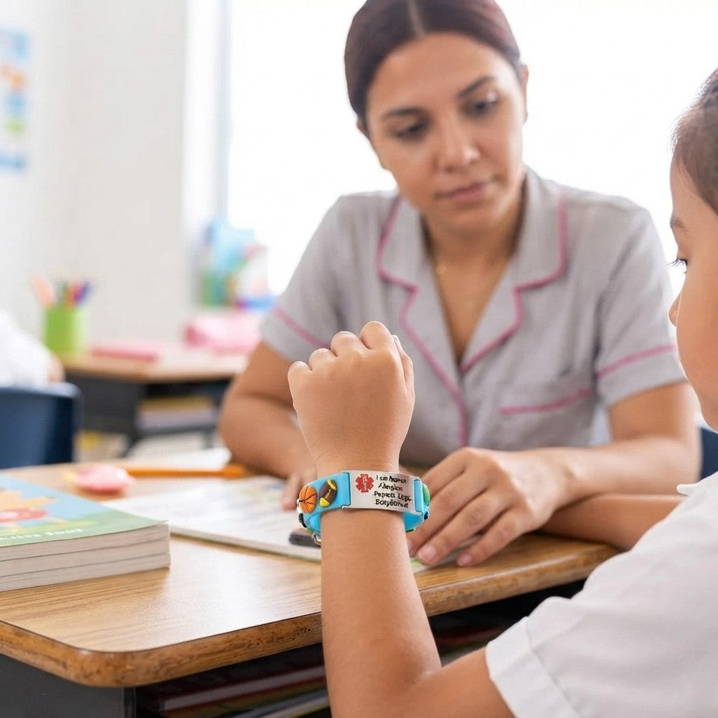 Personalized Kids Medical Alert Bracelet