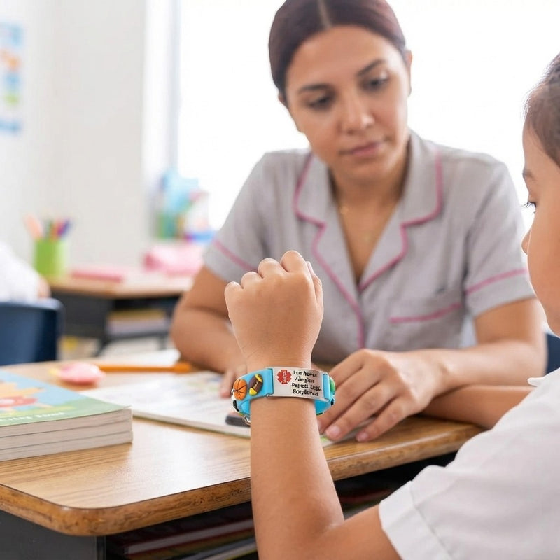 Personalized Kids Medical Alert Bracelet