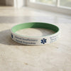 Engraved Silicone Medical Alert Bracelet