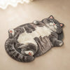 Cozy Cat Shaped Rug