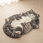 Cozy Cat Shaped Rug